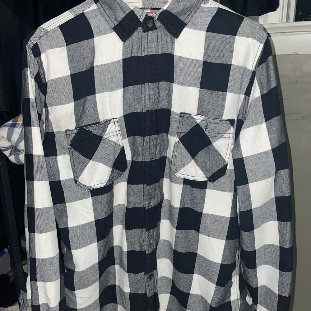 Buffalo Black & White Flannel | Arizona Jean Co.